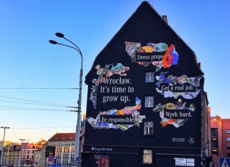 Wrocław’ it’s time to grow up – kontrowersyjny mural w centrum Wrocławia