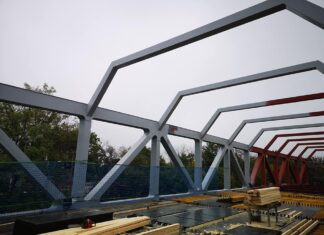 Nowy wiadukt na trasie tramwaju na Nowy Dwór robi wrażenie!