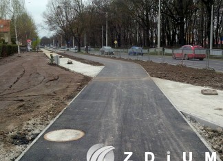 Ścieżka rowerowa przy ul. Mickiewicza zostanie otwarta pod koniec kwietnia lub na początku maja