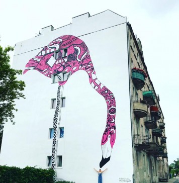 Nowy mural przy ul. Krakowskiej już gotowy