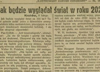 Udostępniono artykuł z gazety sprzed 100 lat! Tak miał wyglądać świat w 2022 roku