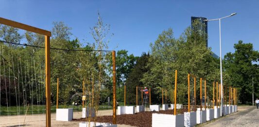 Wrocław: Na Rondzie przy Powstańców Śląskich powstaje miejska plaża ze sceną muzyczną!