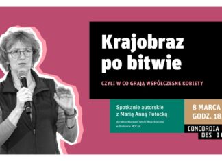 Trwa dyktatura kobiet? Spotkanie z Marią Anną Potocką w Concordia Design Wrocław