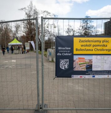 Wrocław zazielenia plac przy pomniku Bolesława Chrobrego!
