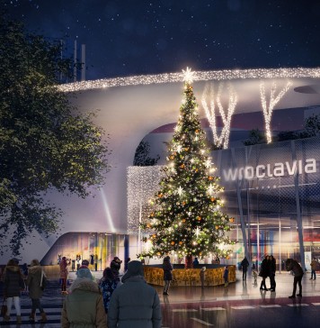 Świąteczne iluminacje Wroclavii – wśród nich trójwymiarowe rowery i wisząca choinka