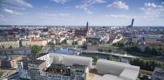 Bulwary Książęce już w stanie surowym otwartym