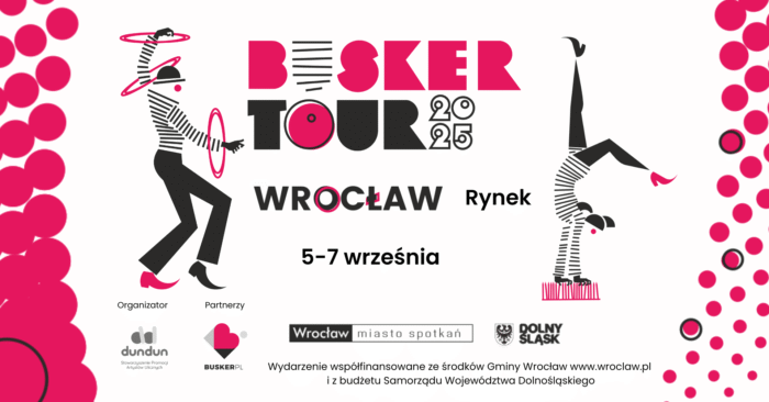 Grafika przedstawiająca Busker Tour 2025