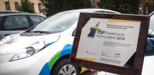 Miejska Wypożyczalnia Samochodów Elektrycznych we Wrocławiu w TOP INWESTYCJE KOMUNALNE 2018