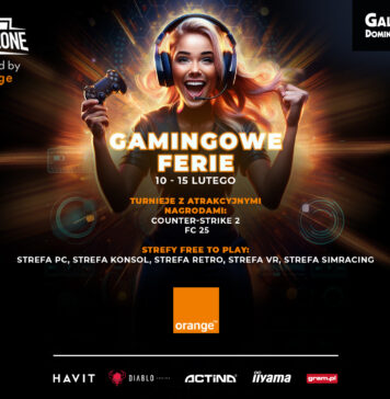 Gamingowe ferie w Galerii Dominikańskiej – tydzień wirtualnych rozgrywek w ramach GAME ZONE Powered by Orange!