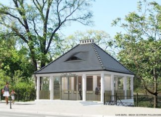 Od pijalni mleka, przez kiosk, do modnej kawiarni – Cafe Berg w trakcie remontu