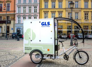 Pierwszy rower kurierski GLS we Wrocławiu!