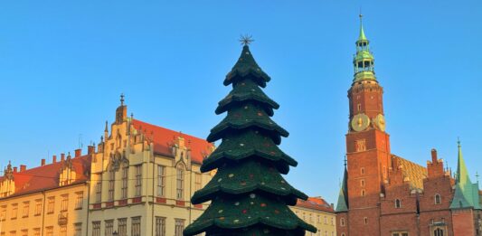 Nowa choinka w rynku – wygląda najlepiej od lat! choinka rynek wrocław