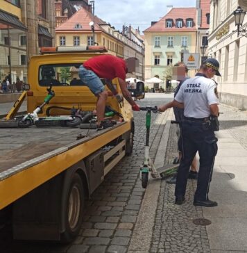 Zgłoś miejsca, w których użytkownicy często źle parkują hulajnogi. Wrocław uruchomił specjalny formularz