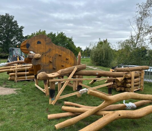 Bobry na Maślicach – nowa odsłona placu zabaw przy stawie