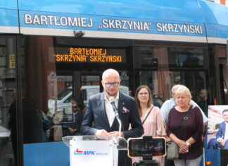 Bartłomiej „Skrzynia” Skrzyński patronem wrocławskiego tramwaju!