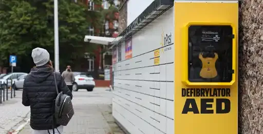 38 paczkomatów we Wrocławiu wyposażonych w defibrylatory: AED