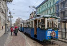 Świąteczny tramwaj Bałwanek wyruszył na tory we Wrocławiu! NOWOŚĆ