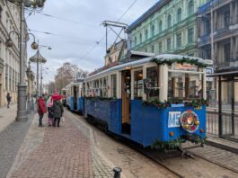 Świąteczny tramwaj Bałwanek wyruszył na tory we Wrocławiu! NOWOŚĆ