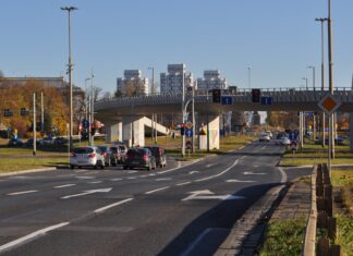 Estakada wschodnia na pl. Społecznym we Wrocławiu do wyburzenia