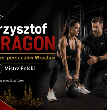 Trening personalny we Wrocławiu bez tłoku – dlaczego prywatne studio pomaga spokojnie wrócić do formy po wakacjach? Krzysztof Dragon – trener personalny Wrocław, Mistrz Polski, prowadzący trening personalny w prywatnym Dragon Studio