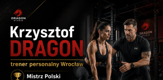 Trening personalny we Wrocławiu bez tłoku – dlaczego prywatne studio pomaga spokojnie wrócić do formy po wakacjach? Krzysztof Dragon – trener personalny Wrocław, Mistrz Polski, prowadzący trening personalny w prywatnym Dragon Studio