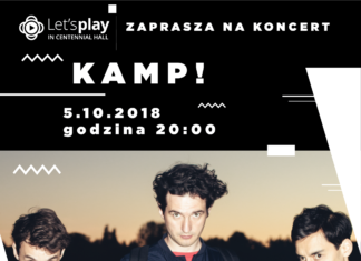Zespół KAMP! otworzy jesienny sezon koncertowy Let’s Play in Centennial Hall