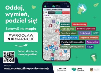 MAPA #WrocławNieMarnuje – kliknij i sprawdź, gdzie we Wrocławiu oddać, naprawić i wymienić rzeczy!