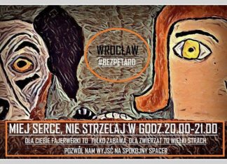 Akcja ,,Godzina dla psa w Sylwestra” – Wrocław bez fajerwerków