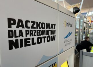 Sprytny pomysł na wrocławskim lotnisku. Paczkomat® InPost do wysyłki rzeczy, których nie możesz zabrać na pokład