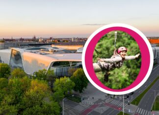 Ponad 180-metrowa tyrolka, rowerowy plac manewrowy i gigantyczna huśtawka we Wroclavii!