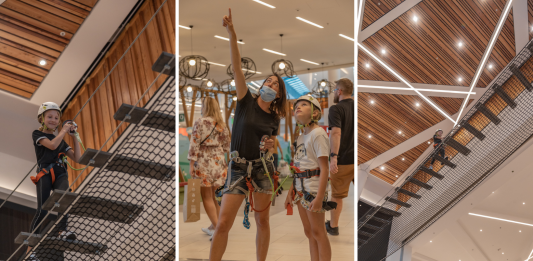 W Alei Bielany otworzono BEZPŁATNY park linowy dla dzieci i dorosłych!