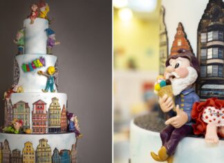 Wrocławska cukiernia stworzyła ogromny tort z krasnalami! To słodkie dzieło sztuki