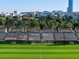 Rozbiórka trybun na stadionie przy Oporowskiej – trwa przebudowa obiektu
