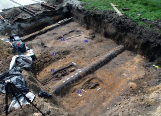 Podczas remontu torowiska znaleziono szczątki dawnych wrocławian. Dziś odbył się pogrzeb