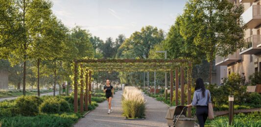 Przy osiedlu Nowe Promenady we Wrocławiu powstaje MIŁO.sfera – park wielkości boiska piłkarskiego!