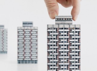 Ilustrowane wycinanki od Zupagrafika – zbuduj swoje własne brutalistyczne budynki.