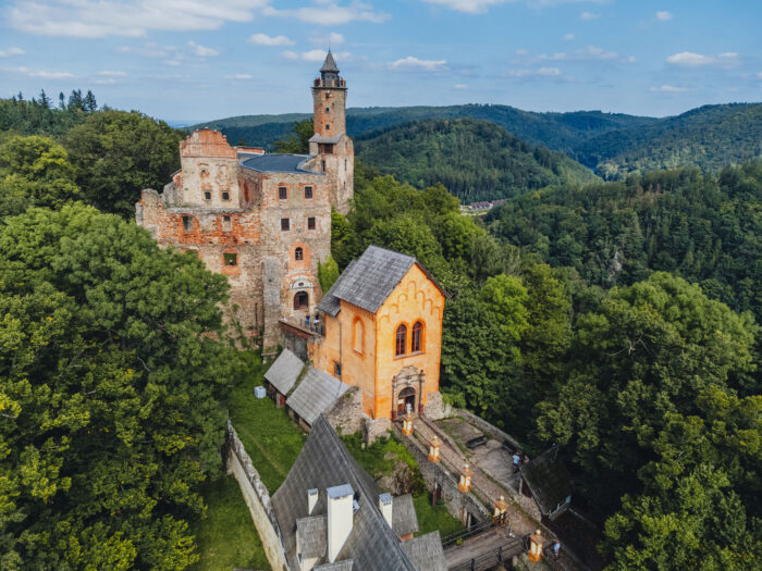 Na zdjęciu Zamek Grodno /Europejski Szlak Zamków i Pałaców