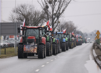15 lutego – protest rolników w centrum Wrocławia