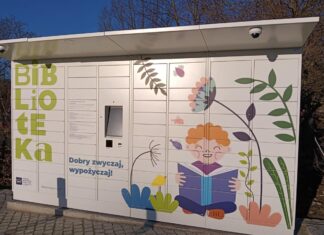 Otwarcie książkomatu w Parku Literackim na Złotnikach