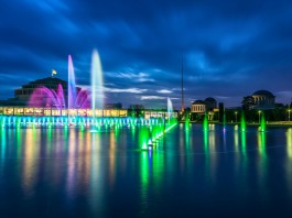 Sezon na Wrocławską Fontannę Multimedialną 2021 Fontanna Multimedialna Wrocław fot. Jarek Ciuruś