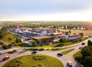 Na wschodzie Wrocławia powstaje duże centrum handlowe. Otwarcie już wiosną!