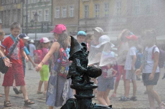 Na zdjęciu wrocławski krasnal