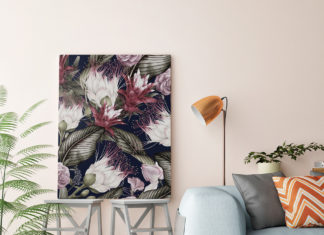 Obrazy z kwiatami, czyli wnętrze w pełnym rozkwicie