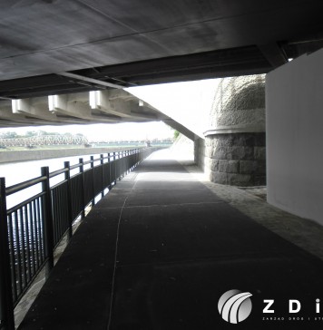 Koniec budowy ścieżki rowerowej pod Mostami Warszawskimi