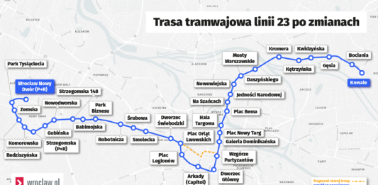 Wrześniowe zmiany w komunikacji tramwajowej i autobusowej we Wrocławiu.