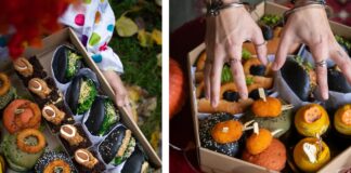 Czarne burgery, mroczne BAO i słodkie niespodzianki! Wrocławska Manufaktura przygotowała boxy na Halloween