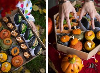 Czarne burgery, mroczne BAO i słodkie niespodzianki! Wrocławska Manufaktura przygotowała boxy na Halloween