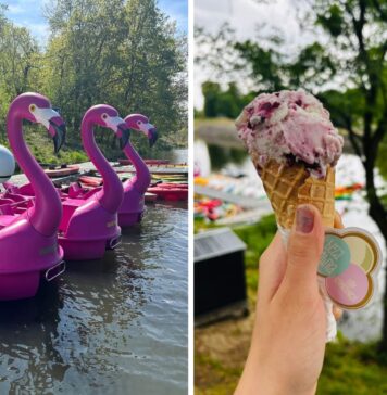 Przystań Zwierzyniecka otwarta po remoncie – popływaj flamingiem i zjedz lody od Beza Krówka