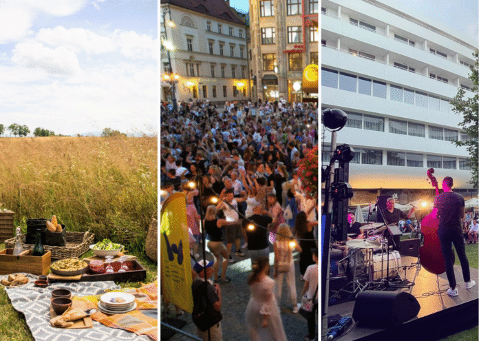 Na zdjęciu piknik, potańcówka i koncert