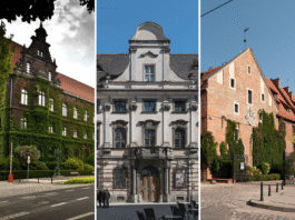 Muzea we Wrocławiu. Sprawdź listę placówek jakie znajdziesz w mieście! Na zdjęciu Muzeum Narodowe, Muzeum Człowieka oraz Arsenał Miejski we Wrocławiu